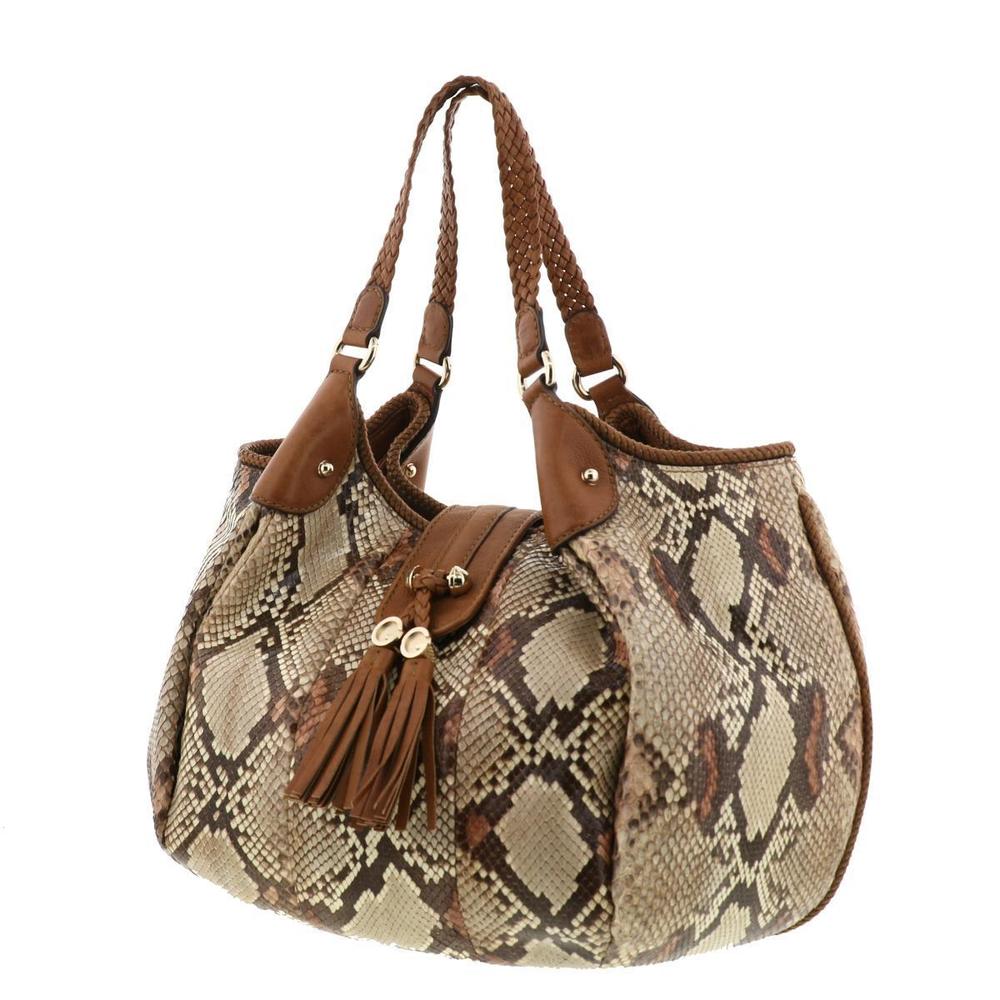 Gucci Incas Marrakech Shoulder Bag Python Brown - image 2